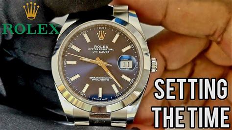 how to set the date on a rolex oyster perpetual|adjust date on Rolex datejust.